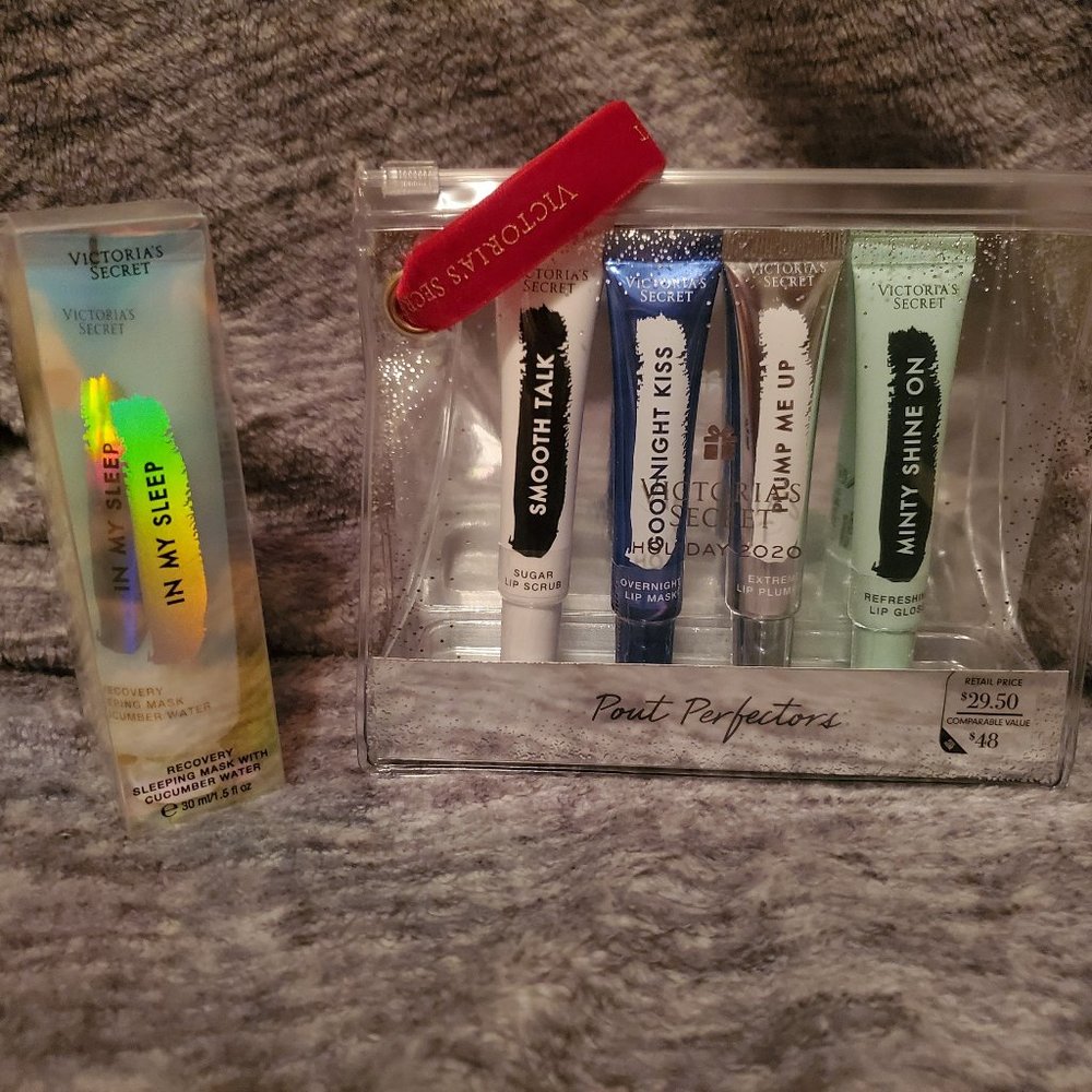 VS Pout Perfectors and Sleep Mask